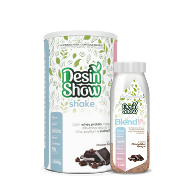 Duo Blend - Proteico 400g & 30g - Sabor Chocolate Belga